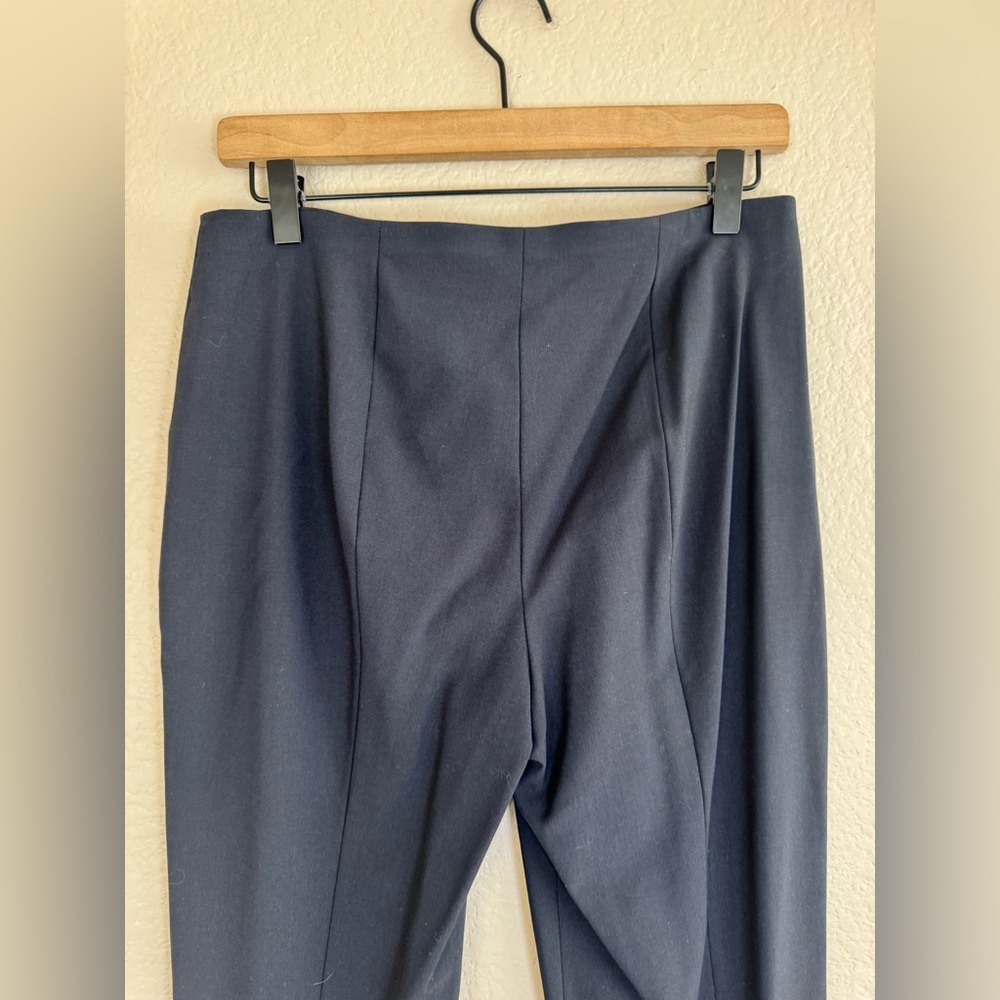 Theory HW Tennyson Wool Trousers Pants Navy Blue size 6 New with Tags $325 - Picture 12 of 13
